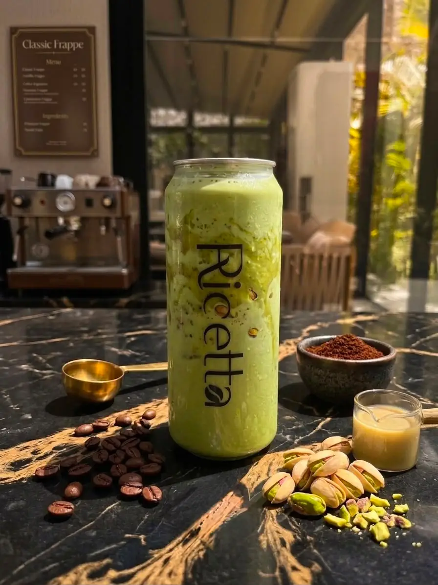 Pistachio frappe