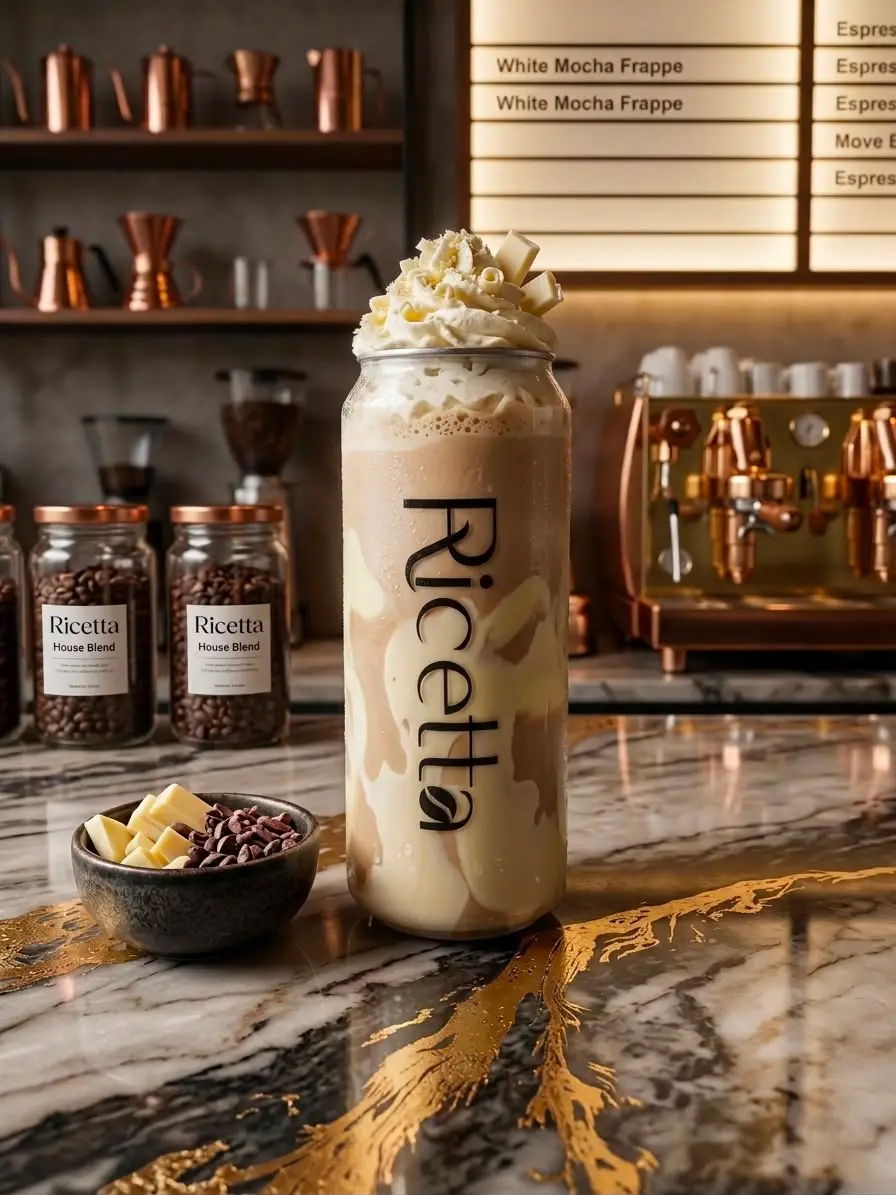 White mocha frappe